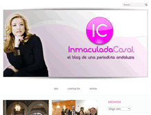 Tablet Screenshot of inmaculadacasal.com